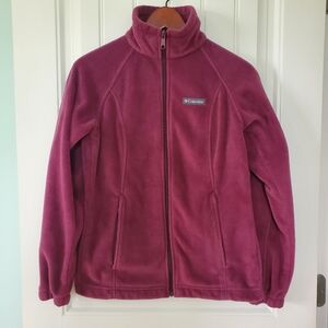 Columbia Full Zip Fleece Jacket Size Small